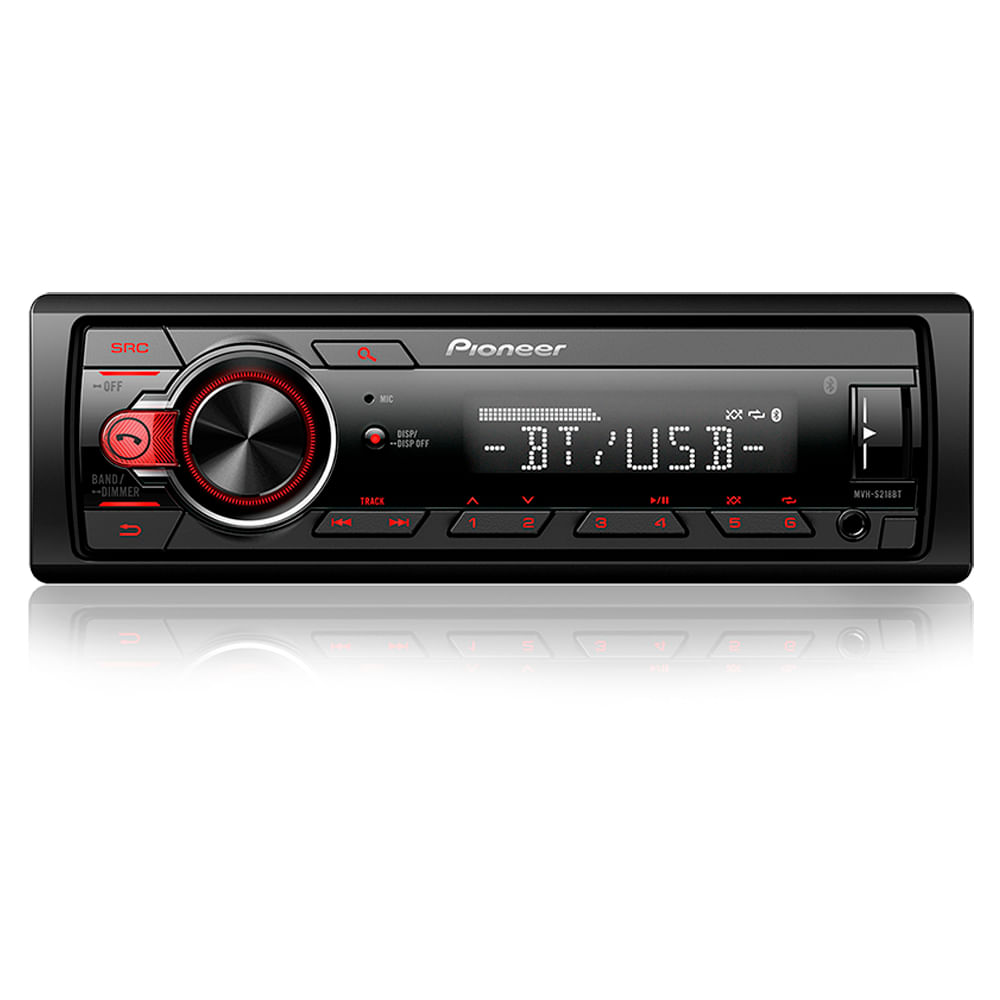 Autoradio Pioneer MVHS218BT Bluetooth USB Rádio FM/ AM