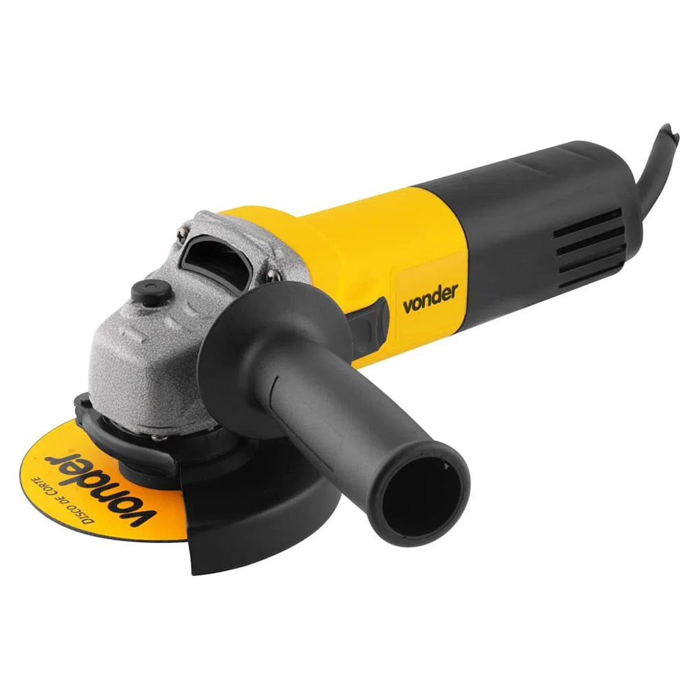 Esmerilhadeira Vonder Angular 4 1/2  EAV650 com Disco e Punho Auxiliar