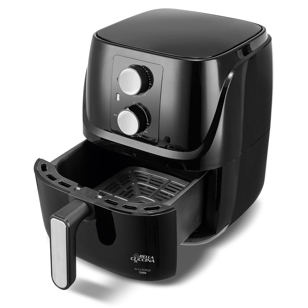 Fritadeira Bella Cuccina Air Fry 3L BCFR02P Preta lojasbecker
