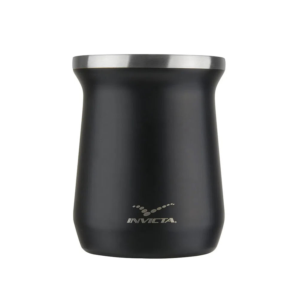 Cuia Térmica Invicta 250ML - Preto