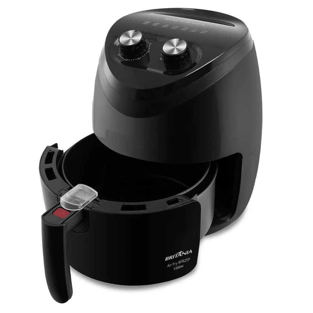 Fritadeira Britânia Air Fryer 4L BFR25P - Preta - Lojasbecker