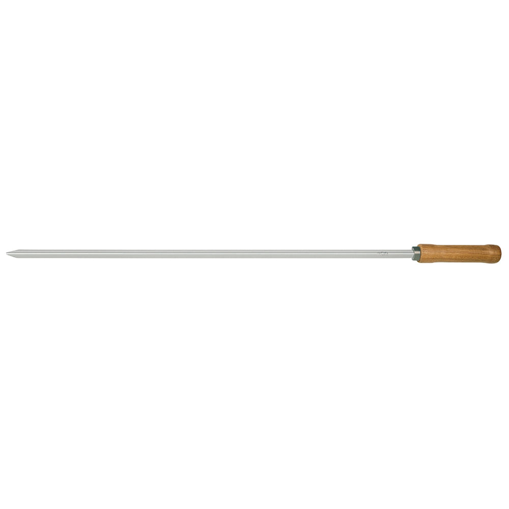 Espeto Churrasco 85cm Simples Aço Inox Carne Churrasqueira