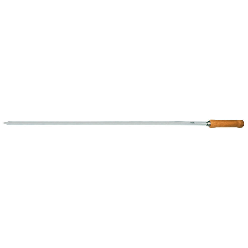 Espeto Simples 75 cm para churrasco aço cromado - Mec G Store