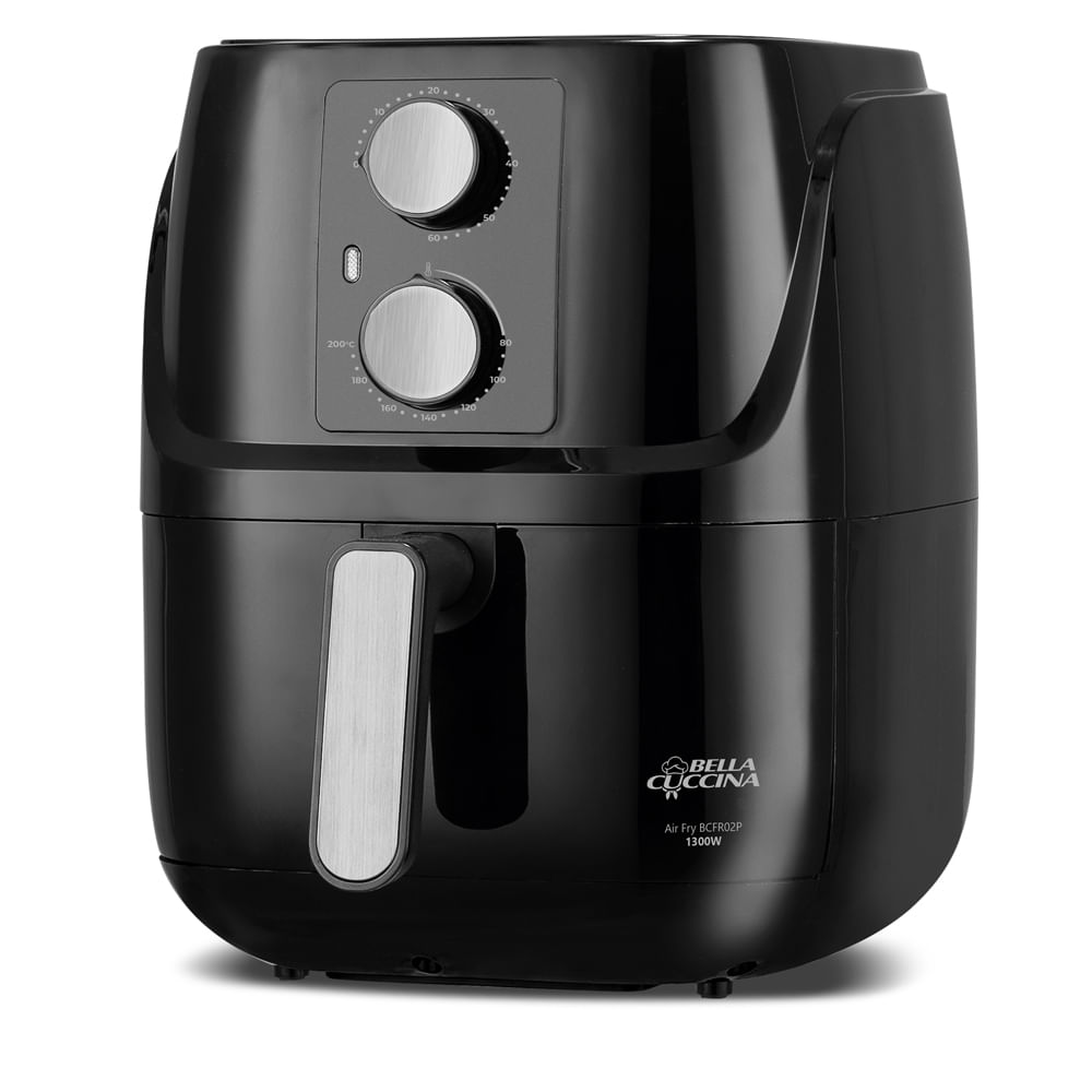 Fritadeira Britânia Bella Cuccina Air Fryer 3 Litros BCFR02P - Preta ...