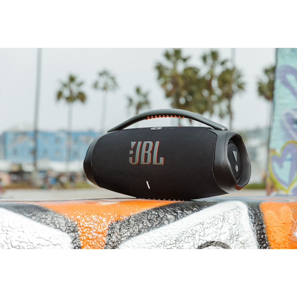 JBL Boombox 3 180W RMS Bluetooth - Preto - lojasbecker