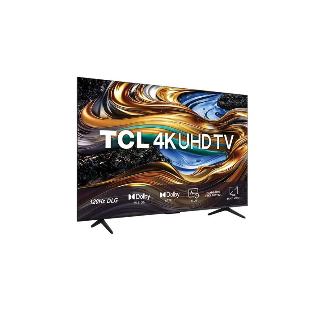 Smart TV TCL 43" Led 4K 43P755 UHD Áudio 3D Dual Band Google Assistente ...