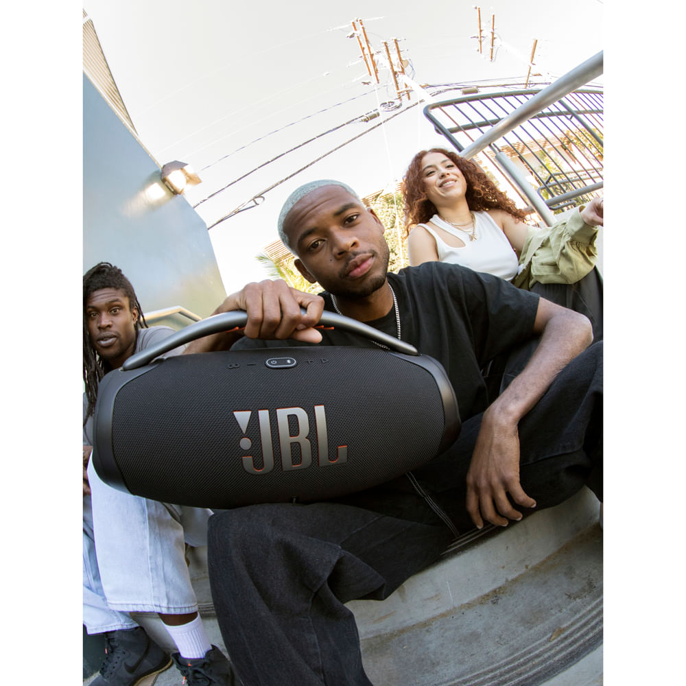 JBL Boombox 3 180W RMS Bluetooth - Preto - lojasbecker