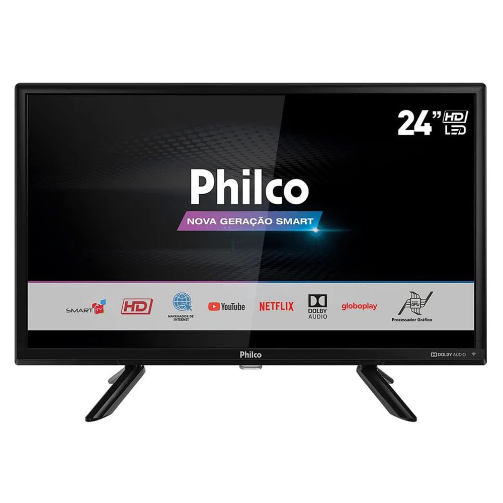 Smart TV Philco LED HD 24" PTV24G50SN - Preto