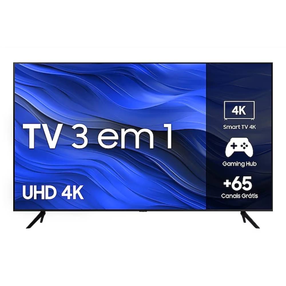 Smart TV Samsung 43" UN43CU7700GXZD 4K UHD