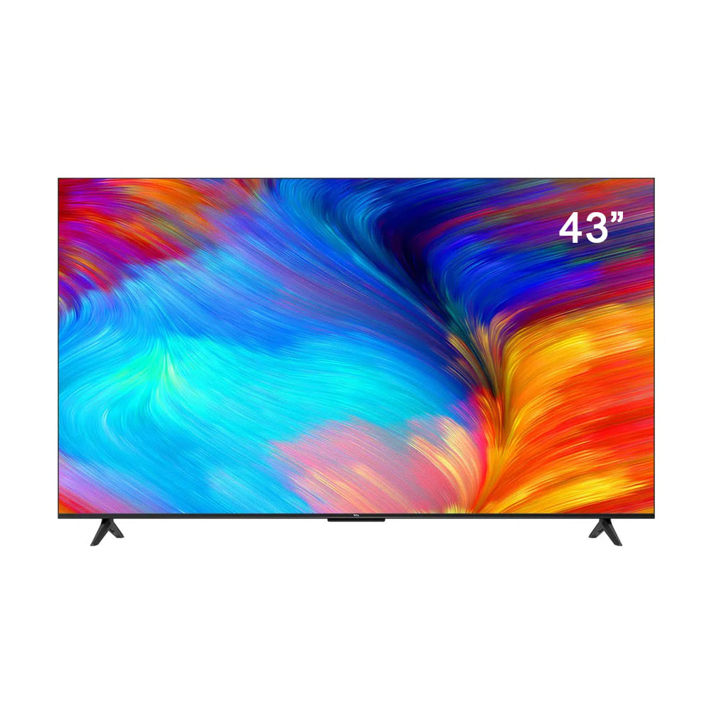 Smart TV TCL LED 43" Ultra HD 4K HDR 43P635 Google TV Bluetooth Wi-Fi