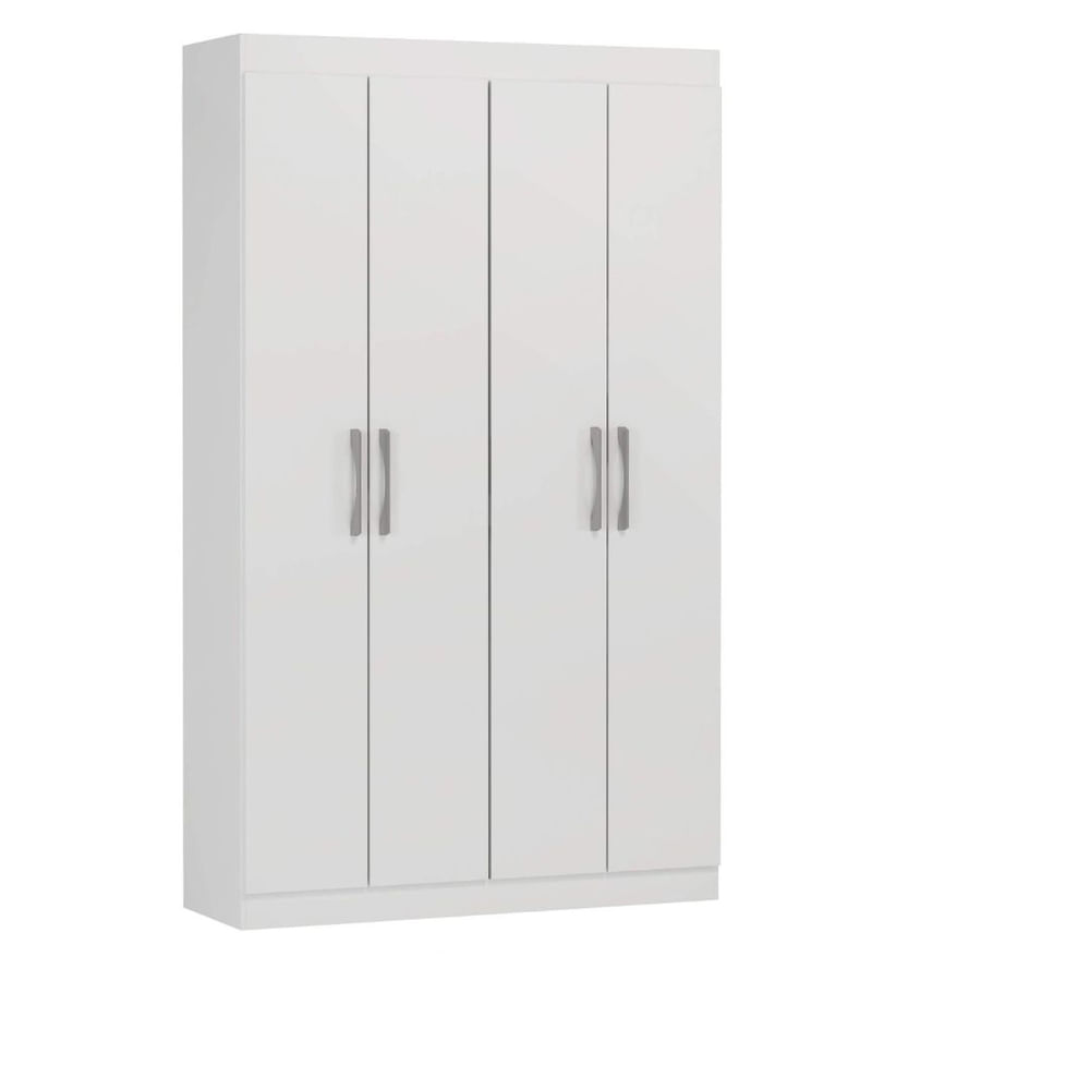 Roupeiro Multiuso Maxel 4 Portas - Branco