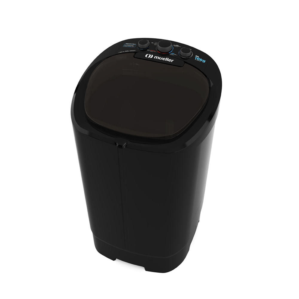 Lavadora de Roupa Mueller Semi Automática Big 16 Kg - Preta