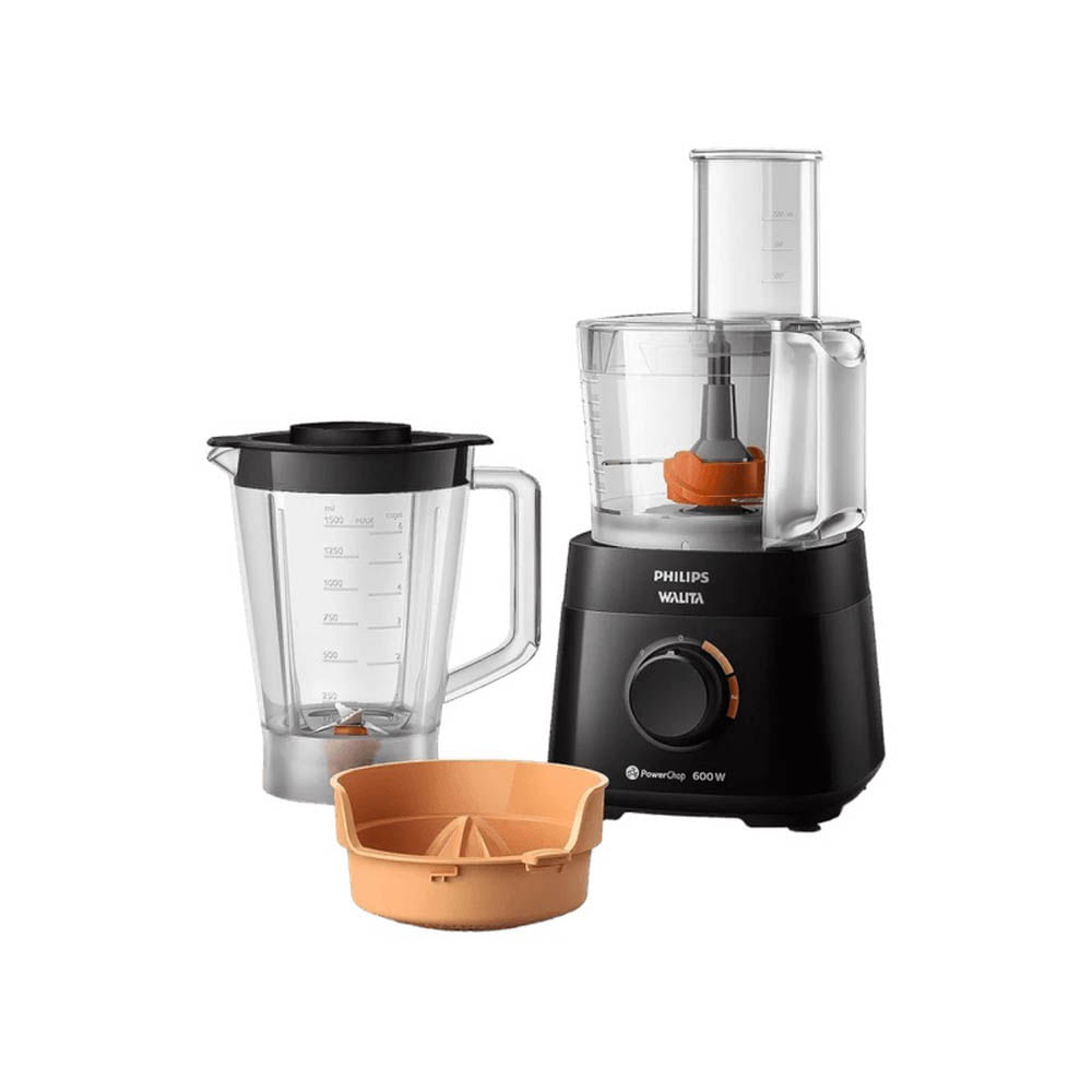 Multiprocessador Philips Walita PowerChop 600 - Preto