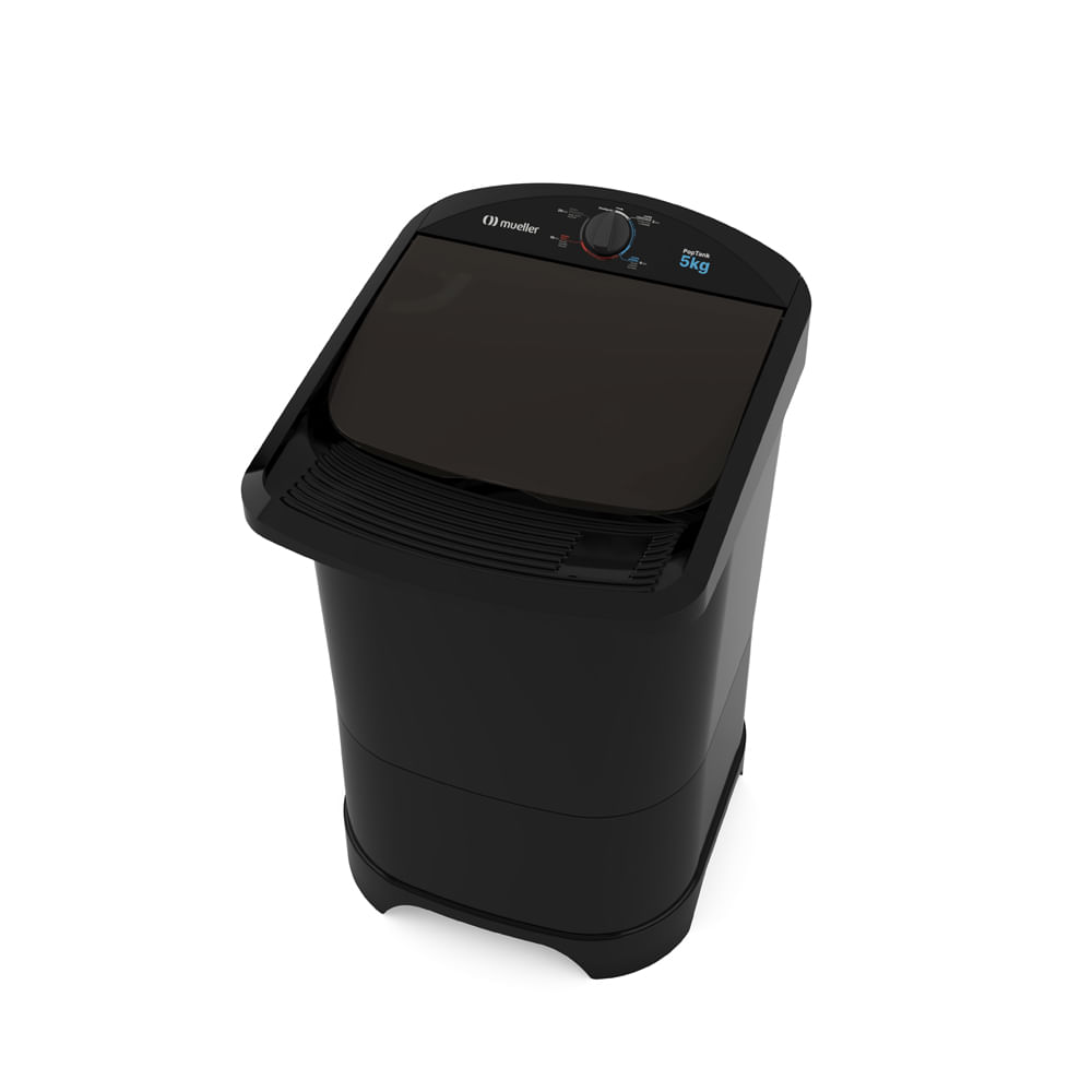 Lavadora de roupa tanquinho Mueller Poptank 5Kg - Preta