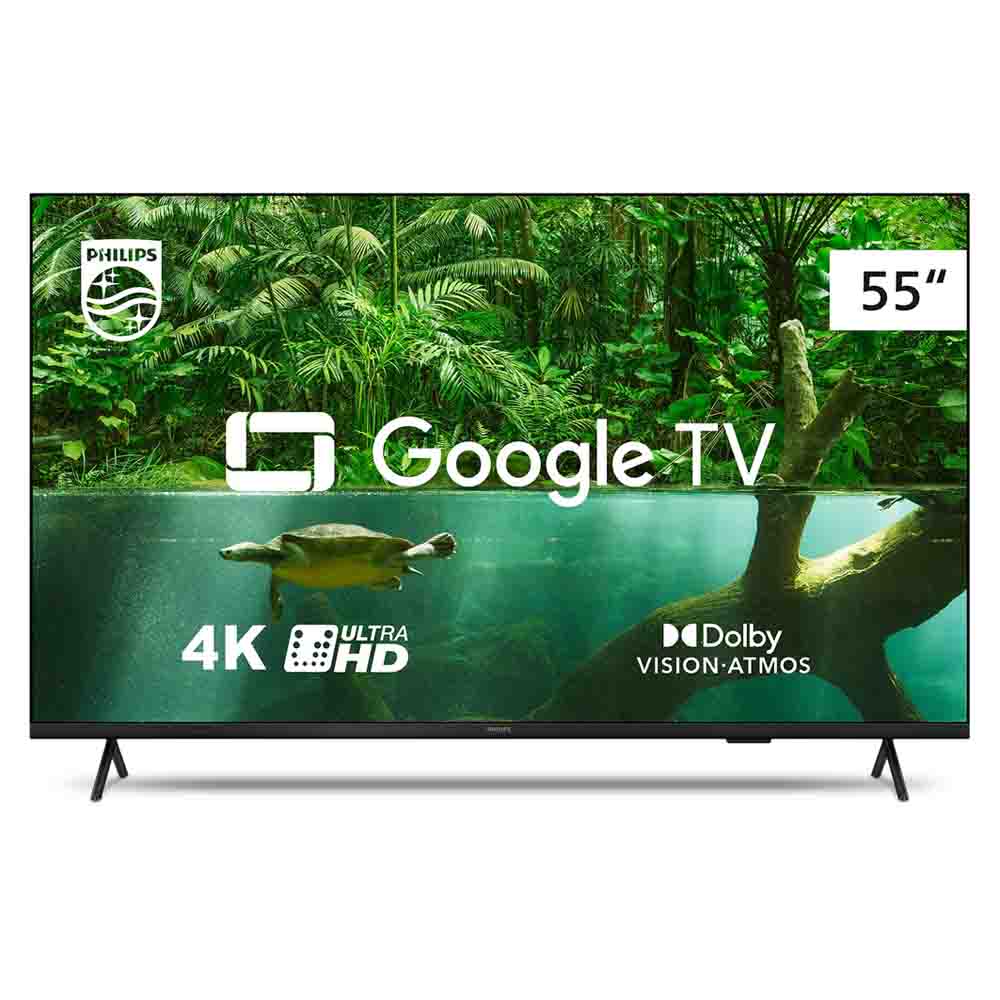 Smart Tv Led Philips 55" Ultra HD com Google 55PUG7408/78