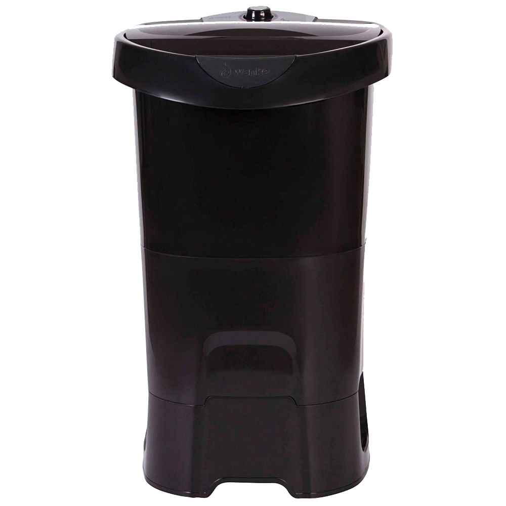 Lavadora de roupa semiautomática Wanke Lis 4 Kg - Preta - 110V