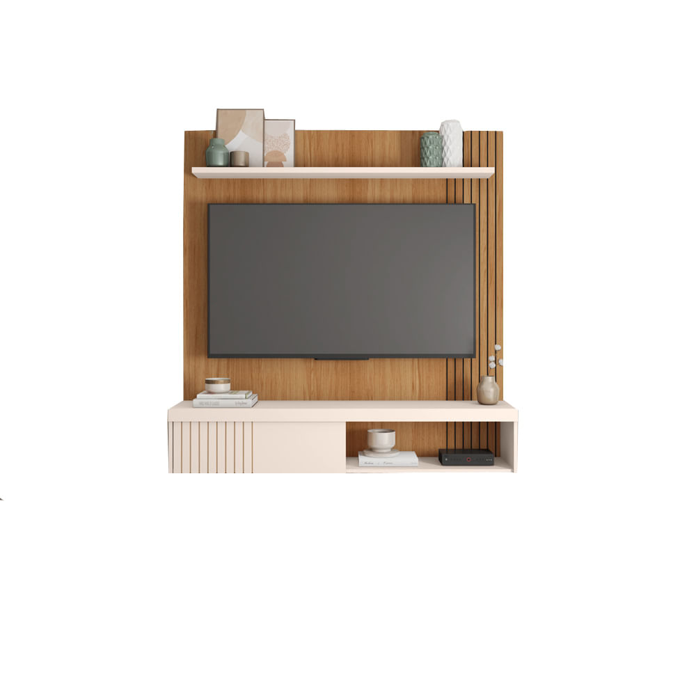 Painel Caemmun Jade 1,50m - Freijó / Off White