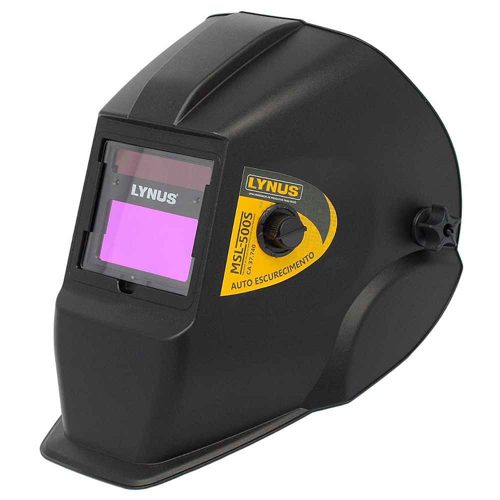 Máscara de Solda Lynus MSL-5000 Autoescurecimento com regulagem