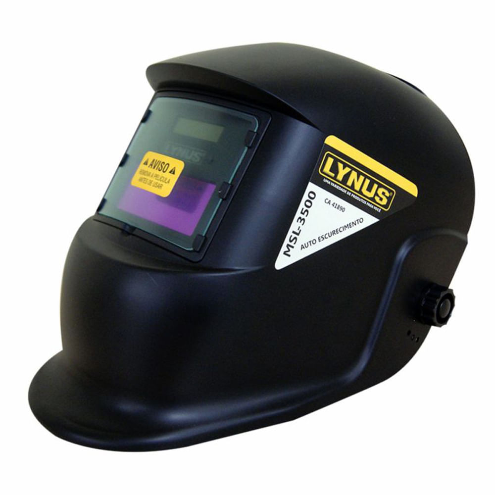 Máscara de Solda Lynus MSL-3500 Escurecimento automático