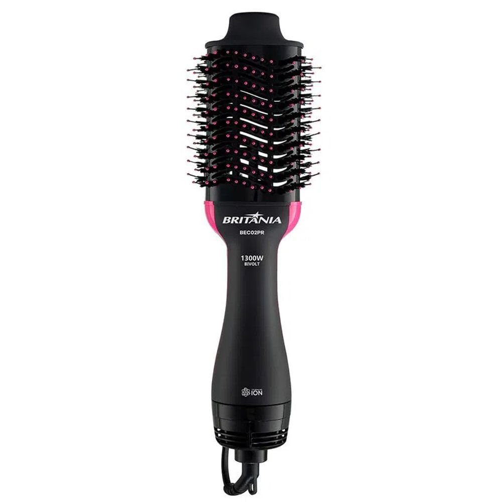 Escova Secadora Britânia BEC02PR Bivolt 4 em 1