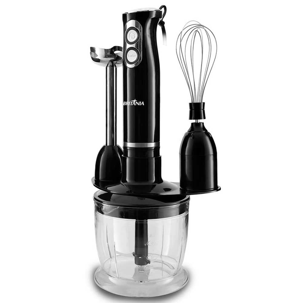 Mixer Britânia BMX400P Turbo 3 em 1 - Preto