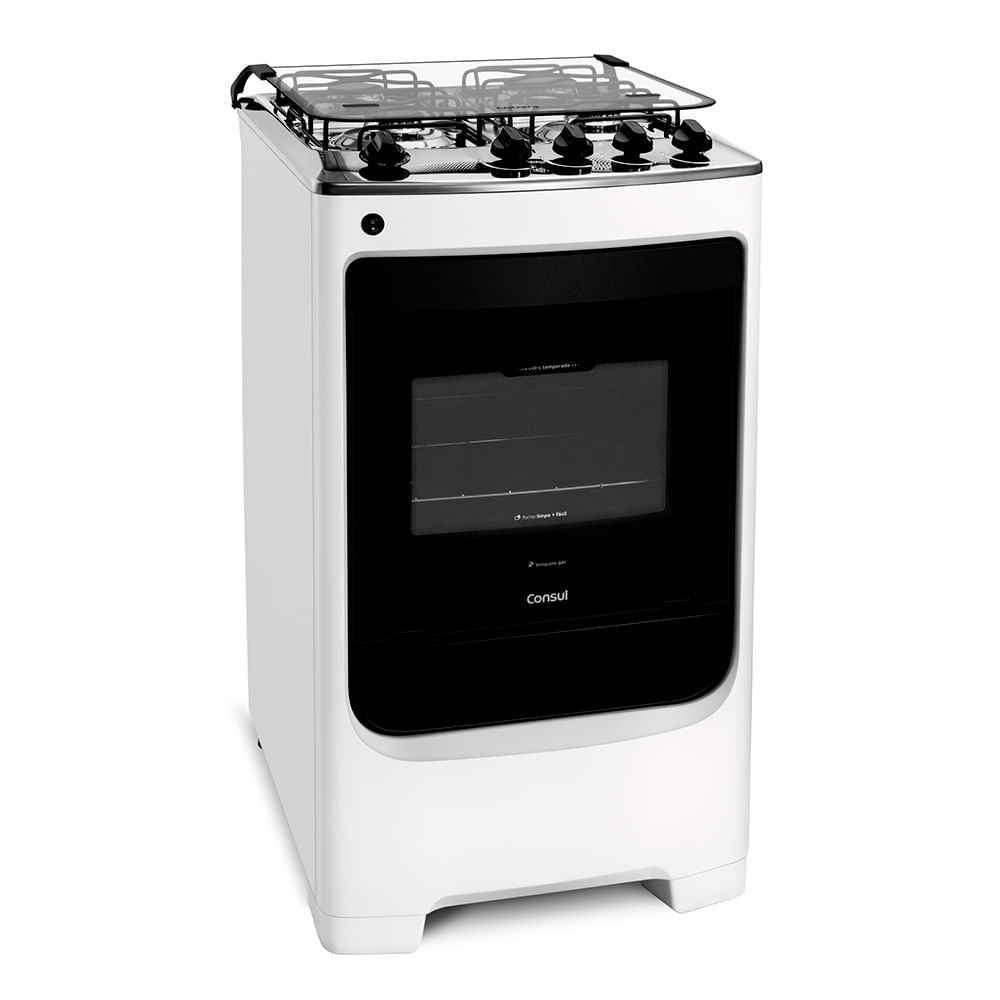 Fogão Consul 4 bocas com Acendimento Automático CFO4 – Branco