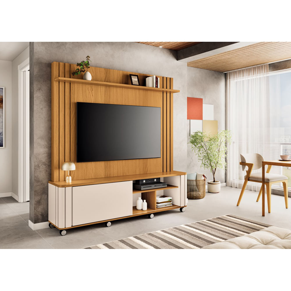 Estante HB Home Trinus - Cinamomo / Offwhite
