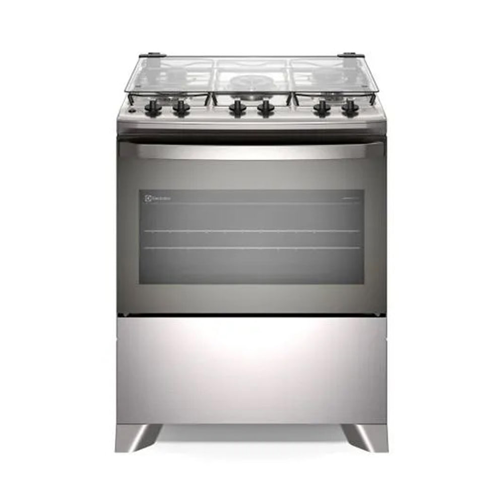 Fogão Electrolux FE51G 5 bocas Mesa Inox Bivolt- Cinza