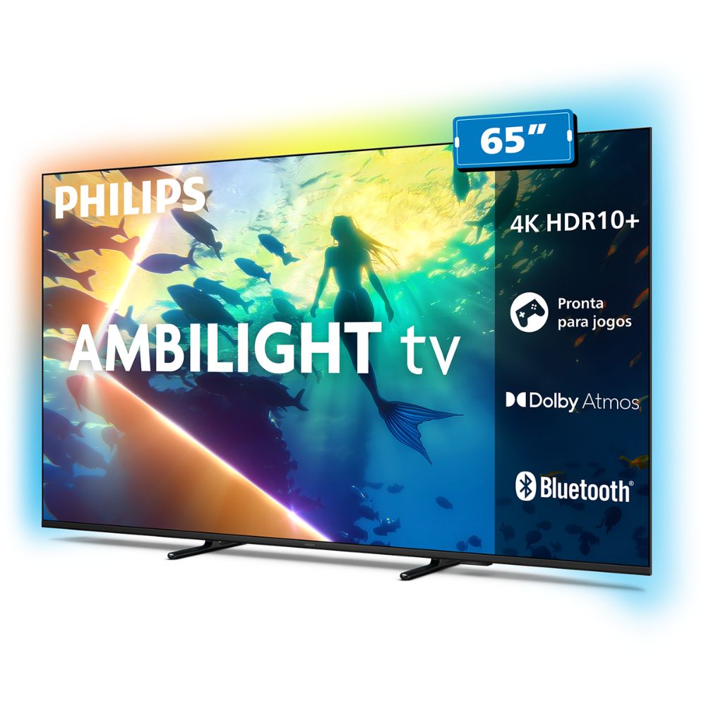 Smart TV Led 65" Philips Ambilight 65PUG8100/78