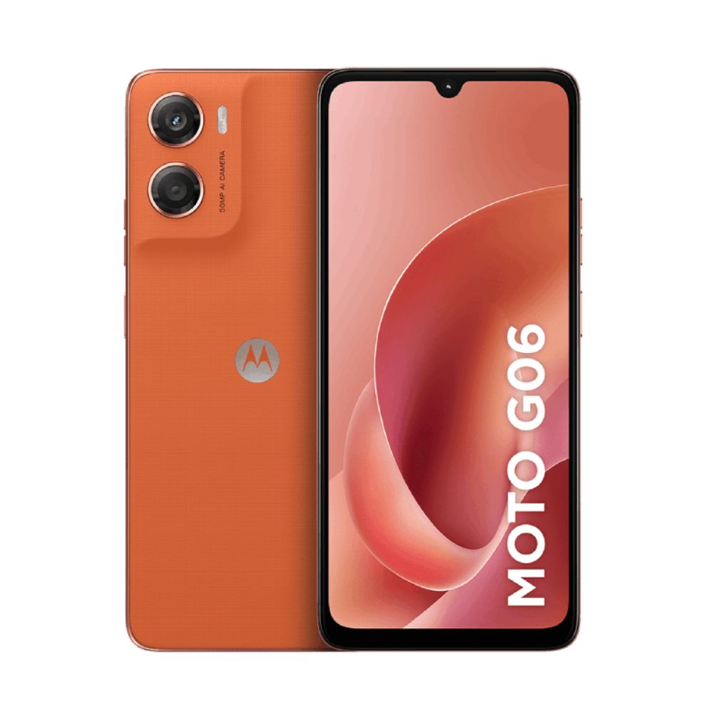 Smartphone Motorola Moto G06 XT2535-1 128GB Laranja 4GB RAM